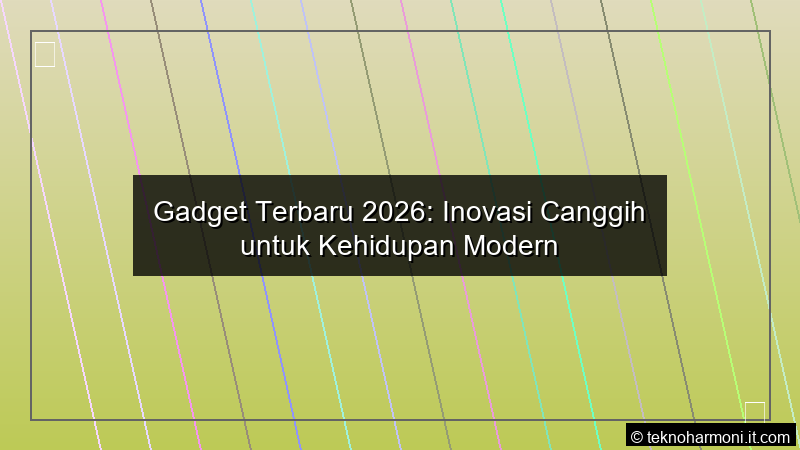 Read more about the article Gadget Terbaru 2026: Inovasi Canggih untuk Kehidupan Modern